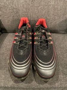 NUEVO SIN ETIQUETAS TACOS DE GOLF ADIDAS SIN CLAVOS ROJO NEGRO 11.5 TRAXION 738144 - Imagen 1 de 7