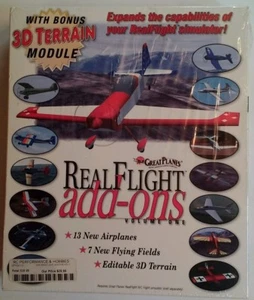 Great Planes Real Flight Add-Ons Vol1 GPMZ4100 Simulator 1998 RARE VHTF NOS Seal - Picture 1 of 12