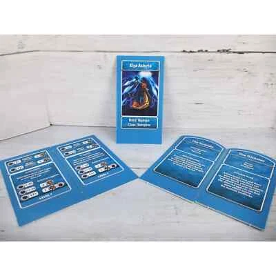 Dungeons & Dragons ADVENTURE BEGINS Game, Replacement 5 x Blue HERO TILES - Image 1 of 4