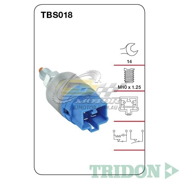 INTERRUPTOR LUZ DE FRENO TRIDON PARA LEXUS ES300 10/01-06/08 3.0L(1MZ-FE) (gasolina)  Foto 1 de 1