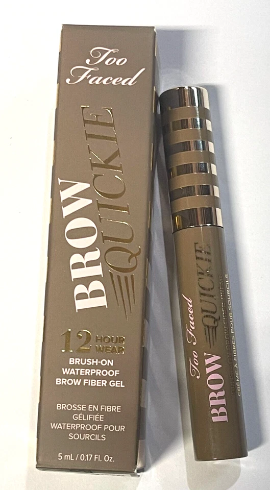 Too Faced Brow Quickie Brush-On Brow Fiber Gel in Universal Taupe - Image 1 of 1