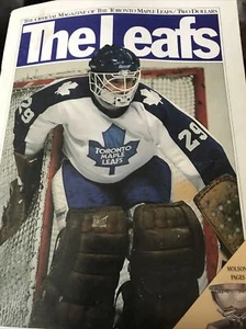 1983-84 Calgary Flames Hockey Program vs. Toronto Maple Leafs Mike Palmateer - Picture 1 of 3