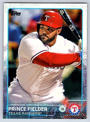 2015 Topps Series 2 Base #  422 Prince Fielder - Texas Rangers - Image 1 of 2