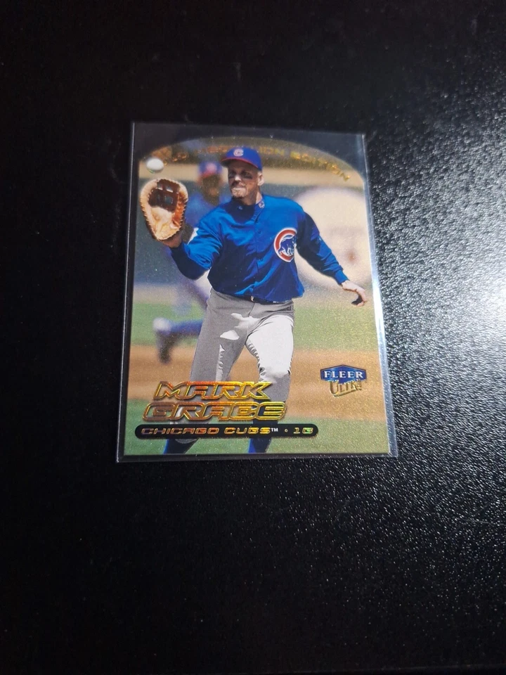 2000 FLEER ULTRA GOLD MEDALLION SP #91G MARK GRACE CHICAGO CUBS NRMT-MT!!!! - Image 1 of 2