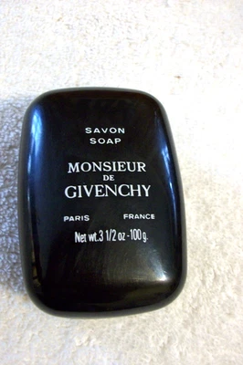 "Monsieur Givenchy Paris 3.5 Oz  Savon Soap"  New In Case / Free Shipping - Image 1 of 3