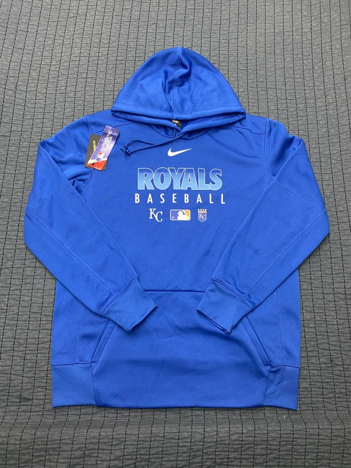 Nike Kansas City Royals Authentic Therma DriFit Nike Hoodie All Sizes New - Image 1 of 4