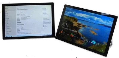 Lot 2 Microsoft Surface Pro 6 1796 Core i5-8250U 1.60GHz 8GB 128GB Cracked - Image 1 of 4