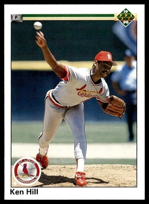 1990 Upper Deck Ken Hill St. Louis Cardinals #336 - Image 1 of 2
