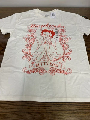 Betty Boop T-shirt Heartbreaker Large New With Tags - Image 1 of 4