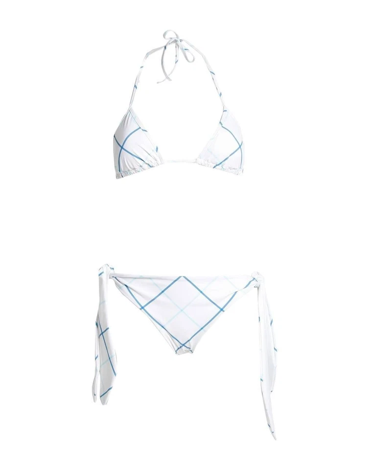 Bikini Burberry blanco para mujer talla M nuevo con etiquetas $590 - Traje de baño de diseñador de lujo Foto 1 de 4