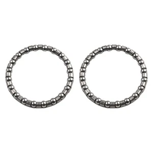 2 X Bicycle Ball Bearing Caged 1-1/8 Threadless Headsets Cups Threaded MTB Bike - Picture 1 of 24