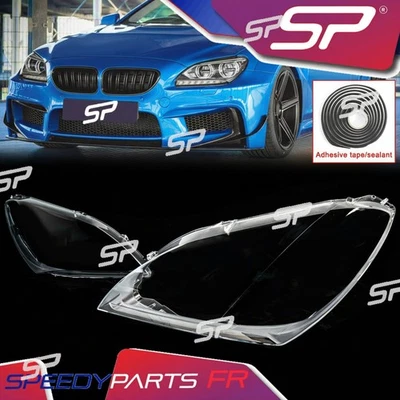 Clear Headlight Lenses for BMW 6 Series M6 Gran Coupe xDrive 12-19 Xenon LED Foto 1 de 4