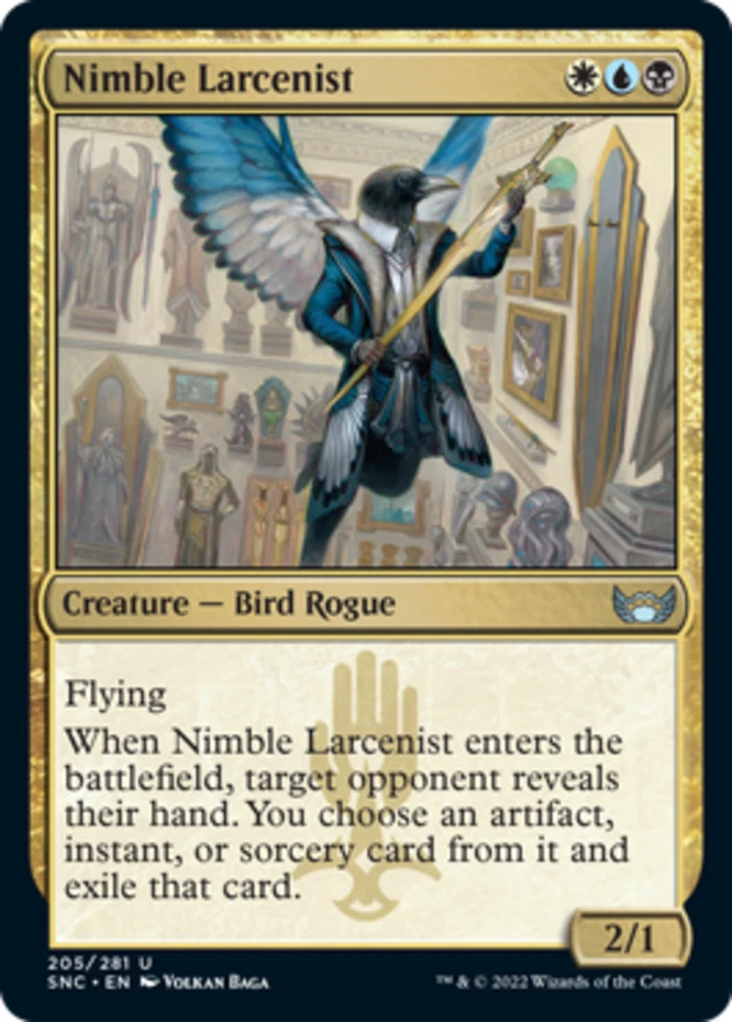 x1 Nimble Larcenist - Streets of New Capenna - NM - MTG - Image 1 of 1