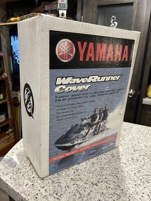 YAMAHA WAVERUNNER COVER NEW IN BOX MWV-CVRFZ-GY-10 CHAR/GRAY/RED - Image 1 of 3