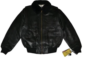 AUTHENTIC TOP GUN OFFICIAL MILITARY G-1 JACKET BLACK ALL SIZES NEW - Picture 1 of 6