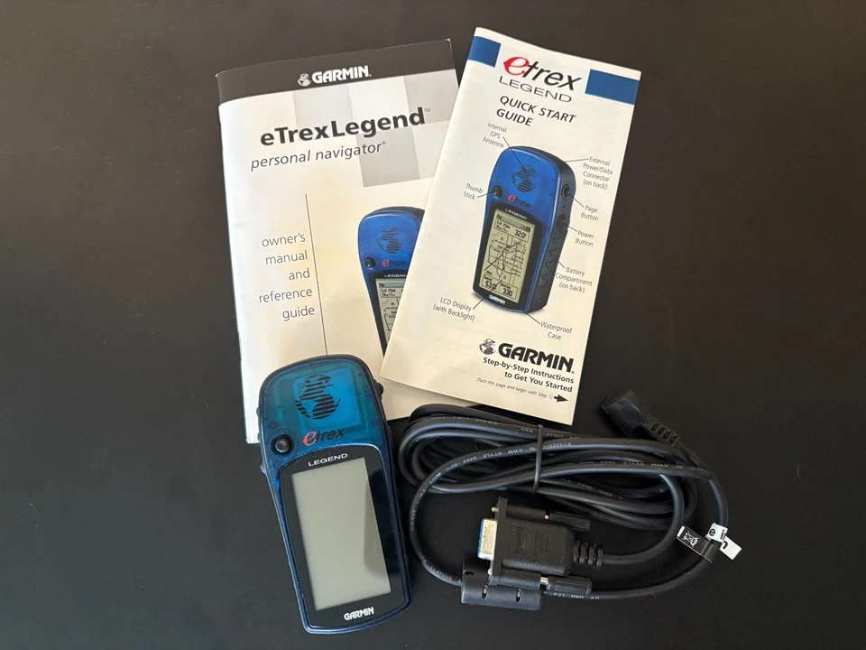 Garmin Etrex Legend Handheld Personal Gps LCD Display Waterproof Tested  - Image 1 of 2