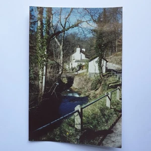 Vintage Farbfoto 1990er Hay On Wye Stadt der Bücher Cusop Dingle - Bild 1 von 2