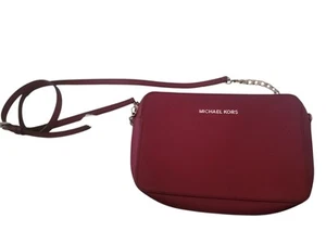 Michael Kors Leather Crossbody Bag  Purse Chain Adjustable  - Picture 1 of 5