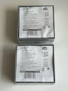 Lot 2! Bell 5333-0 Aluminum Two Gang Weatherproof  Outlet Box New - Picture 1 of 2