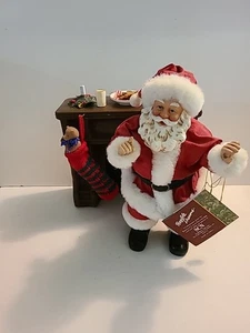 In Box Vintage Possible Dreams Clothtique Santa Stockings Were Hung #713126 1993 - Bild 1 von 16