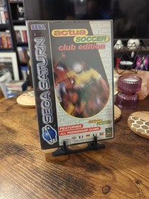 Actua Soccer Club Edition - Sega Saturn Sports Video Game Boxed