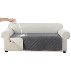 Waterproof Couch Cover, Washable Anti-Slip 67 inch Sofa Covers with 3 Cushion... - Picture 1 of 7
