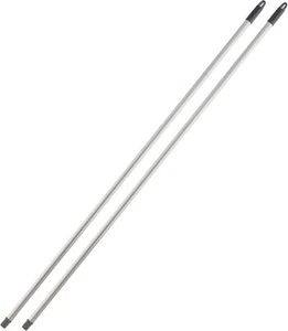 Superio Heavy Duty Metal Handle, for Mop, Brush, etc. 54” Long, Grey, 2-Pack - Picture 1 of 1