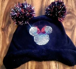 Gap Kids Disney Pompom Hat With Sequins. Child Size  - Picture 1 of 7