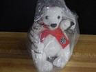 NEW SEALED Vintage 2001 Dominos Pizza Coca Cola Plush Toy Polar Bear Coke