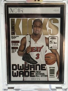 Dwyane Wade 2021-22 Panini Noir SLAM! Kicks /25 #1 SSP Case Hit - Bild 1 von 2