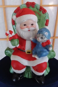 NOS 1989 Schmid Kitty Cucumber Baby's First Christmas Limited Edition with box - Picture 1 of 9
