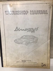 Ferrari  Dino 308 GT4 Workshop Manual - Picture 1 of 9