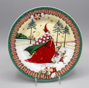 Frohe Weihnachten von Maria Engelbreit Enesco Salatteller - Bild 1 von 9