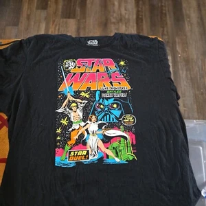 Camicia grafica Star Wars uomo Luke e Leia copertina fumetto 3XL - Foto 1 di 4