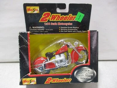 Motocicleta Maisto Indian 1/18 roja Foto 1 de 2