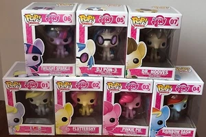 Funko Pop My Little Pony 01 02 03 04 05 06 07 Lot Vaulted New - Picture 1 of 9