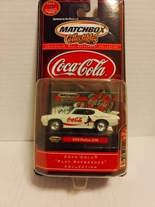 Matchbox Collectibles Coca-Cola Play Refreshed 1970 Pontiac GTO Judge White NM - Picture 1 of 5