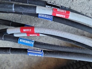 Conjunto de cables de comunicaciones de pérdida ultra baja CS29 15 pies x 8 cables - Imagen 1 de 8