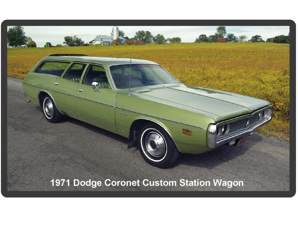 1971 Dodge Coronet Custom Station Wagon  Fridge / Tool Box Magnet - Image 1 of 1
