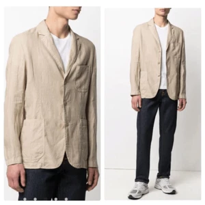 Blazer Aspesi Samuraki de lino de un solo pecho talla 46 - Imagen 1 de 11