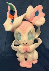 Pokemon SYLVEON Eevee Evolution Fairy 7" Plush 2018 Pink Anime Japan J6 - Picture 1 of 2