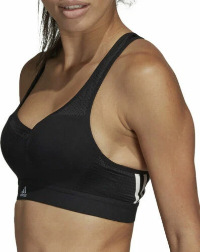 adidas Stronger For It Womens Sports Bra - Black SIZE 34A $65.00 - Image 1 of 4