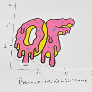 ODD FUTURE Wolf Gang Skateboard Laptop Bottle Vinyl Decal Sticker • w/Tracking‼