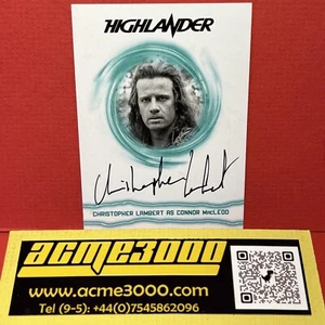 Unstoppable HIGHLANDER EXPANSION SET - CHRISTOPHER LAMBERT Autograph Card 9/40 - Picture 1 of 2