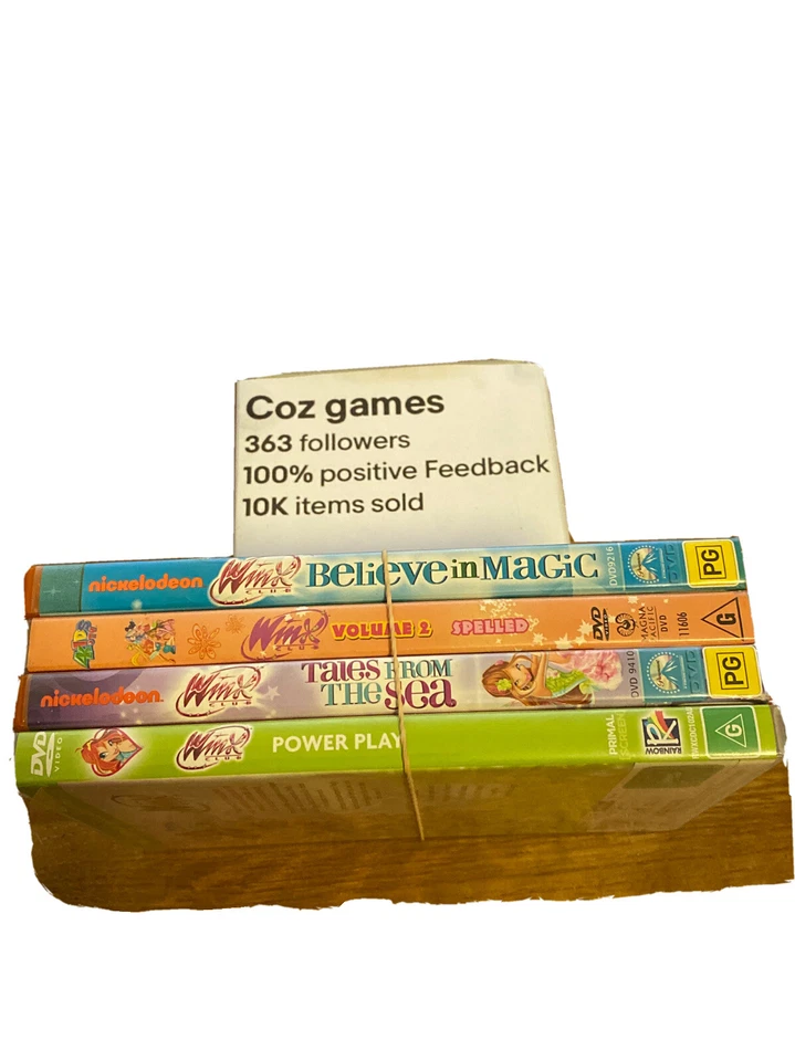 Winx Club DVD’s Believe In Magic & Tales From The Sea & Power Play & Volume 2 - image 1 of 4