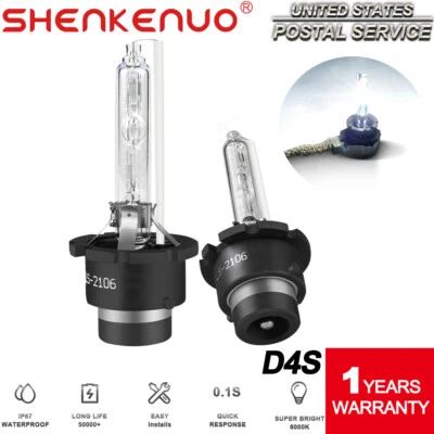 2x For Lexus ES350 2007-2012 HID Headlight High&Low Beam Bulbs 6000k White - Image 1 of 4