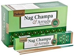 Tulasi Nag Champa  incense sticks | Arruda | [6 Pack of 15 stick] 90 - Picture 1 of 1