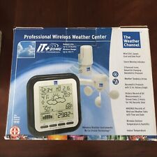 Weather Channel Professional Wireless Weather Center Solar Powered Temp/humidity