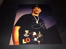 Ice T Rapper Hand Signed 11x14 Body Count Autographed Photo W/COA Cop Killer 
