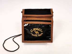 Camel Travel Bags Brustbeutel Geldbörse | Schwarz Braun | Vintage - Bild 1 von 7